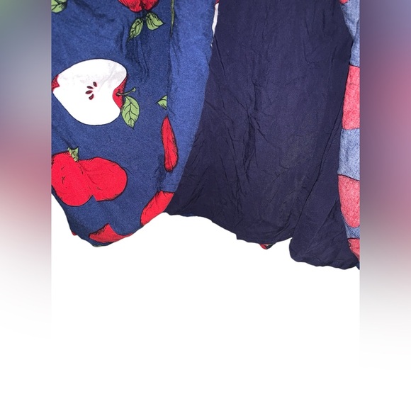 MODCLOTH teacher Apple A Day fruit fit flare dress 1x 14 16 - Picture 6 of 10